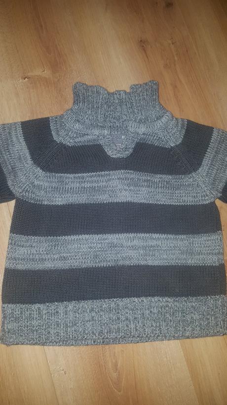 Pruhovaný svetrík 12-18 mes., h&m,86