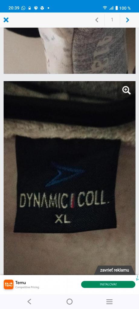 Mikina dynamic i cooll, xl