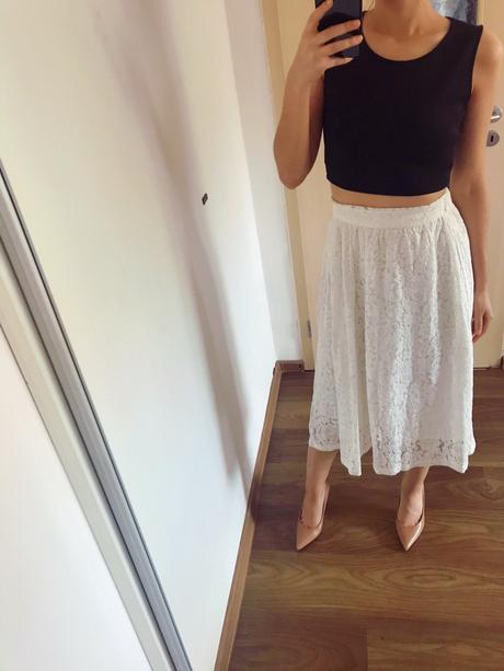 Jednoduchy crop top, xs