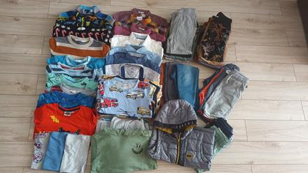 Balik chlapčenskeho oblečenia v.110- 110/116, 104–116