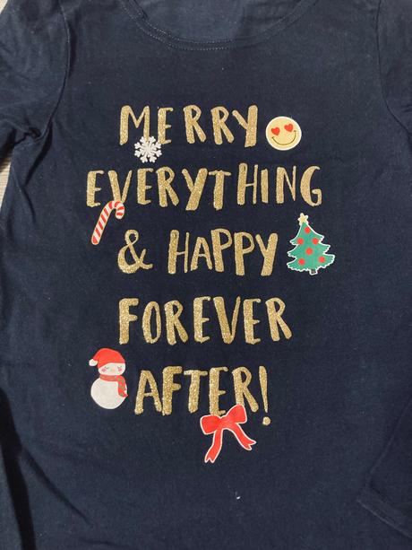 Vianočná tunika/tričko, h&m,122