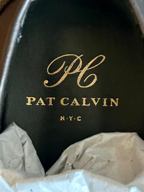 Hnedé kožené mokasíny zn.pat calvin č.39, 40