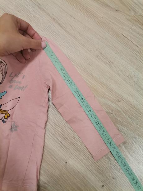 Dievčenské tričko staroruzove, pepco,86