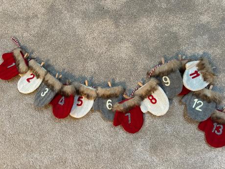 Adventný kalendár na zavesenie, 