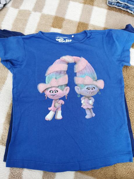 Tričká 3ks, h&m,104