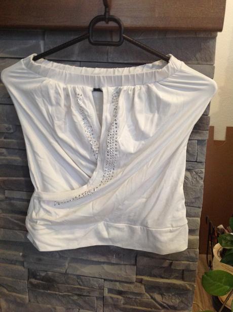 Biely sexi top pre odvazne, 