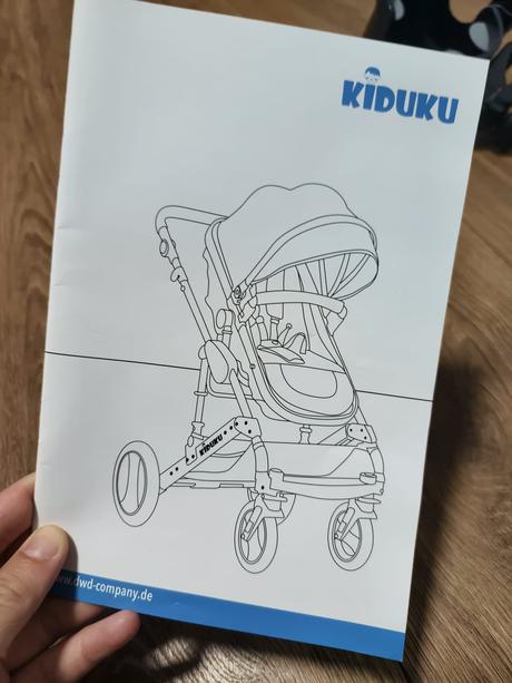 Kiduku kočík 3v1,