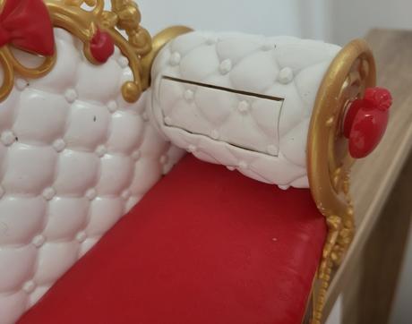 Posteľ/pohovka pre bábiku apple white, 