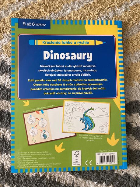 Dinosaury kreslenie ľahko a rýchlo,