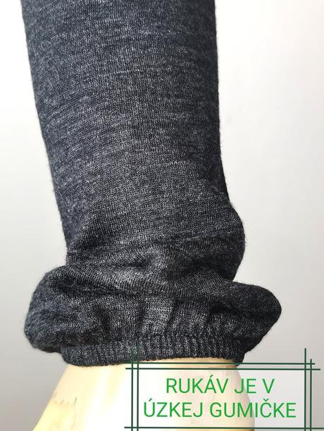 H&m - blúzka na zavinovanie s obsahom merina, h&m,s