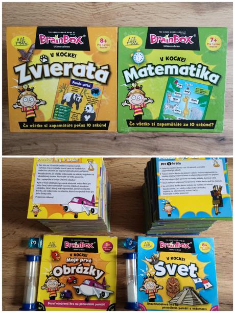 Brainbox matematika a zvieratá + svet a obrázky, 