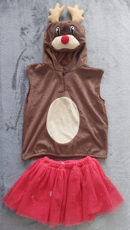 Sobík kostým so srdiečkovou tutu sukničkou 98-110, 104