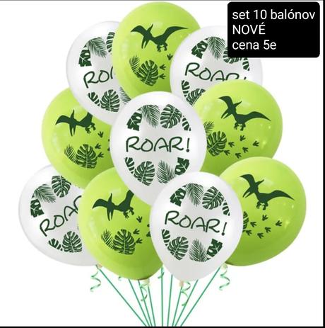 Párty dekorácie na tému dinosaury, 