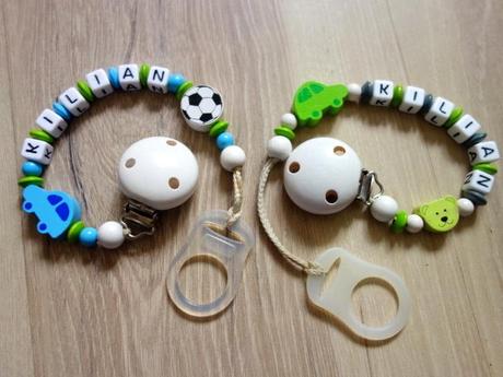 Drevené klipy na cumlíky, 