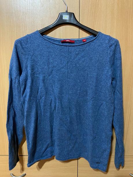 Modrý sveter s.oliver, s.oliver,m