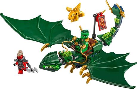 Lego ninjago "lloydov zelený lesný drak",