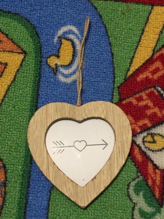 Malý fotorámik srdiečko,