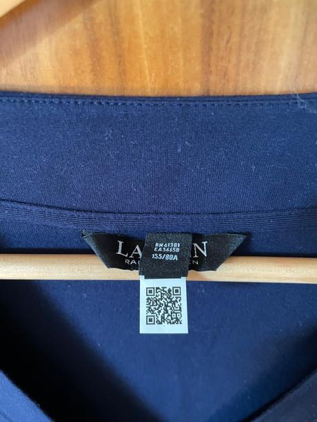 Zavinovací top s riasením véčkový výstrih, ralph lauren,xs
