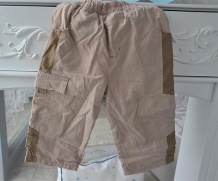 Béžové nohavice-80, 80