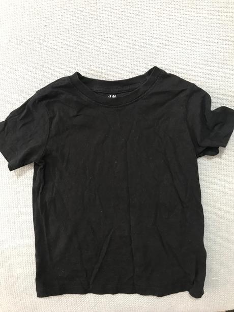 Čierne tričko 110/116, h&m,110
