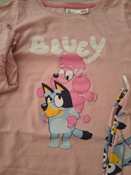 Bluey pyžamko, h&m,122