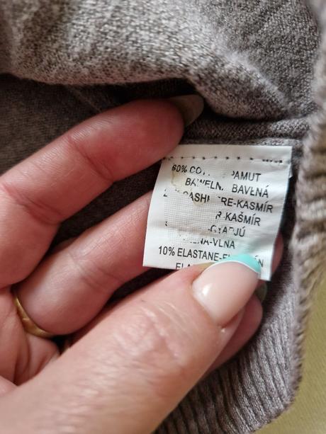 Pulovrík s kašmírom, v. s, s