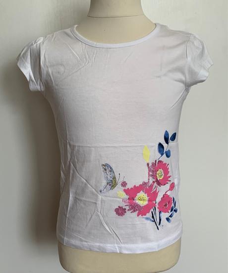 C&a palomino biele tričko s kvietkami, c&a,122