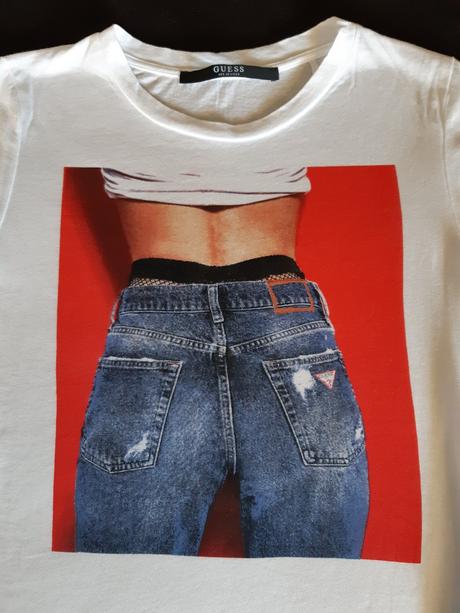 Krásne štýlové guess tričko, guess,xs