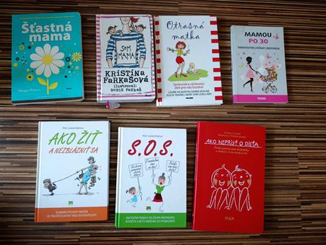 Rozne knihy pre mamicky o materstve, 
