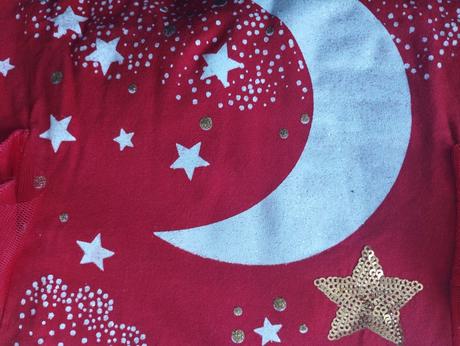 Dievčenské vianočné tričko, little star,134