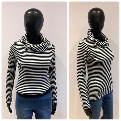 Dámske pásikavé tričko (m), zara,m