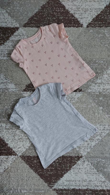 Tričká 2ks, h&m,92