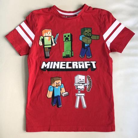 140/146 minecraft tricko,10-11 r., 146