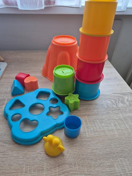 Veža skladacia a vkladačka s vedierkom 2v1, 