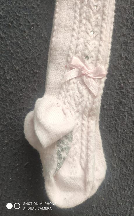 Bledoružové pančuchy veľ.62/68, 62