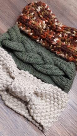 Pletená čalenka, s