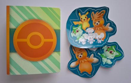 Pokémon album malý + nálepky, 