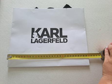 Pevná papierová taska karl lagerfeld, karl lagerfeld