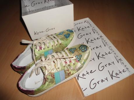 Zelené dámske tenisky kate gray, 37