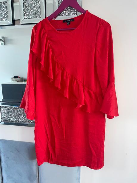 Amisu červene saty, amisu,s