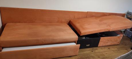 Rozkladacia pohovka, postel, 