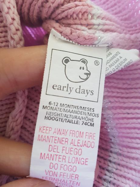 Bavlneny pulover ruzovy so striebornou nitou, 74