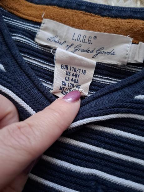 Pasikovaná mikina, h&m,110