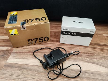 Nikon d750 a objektiv, nikon