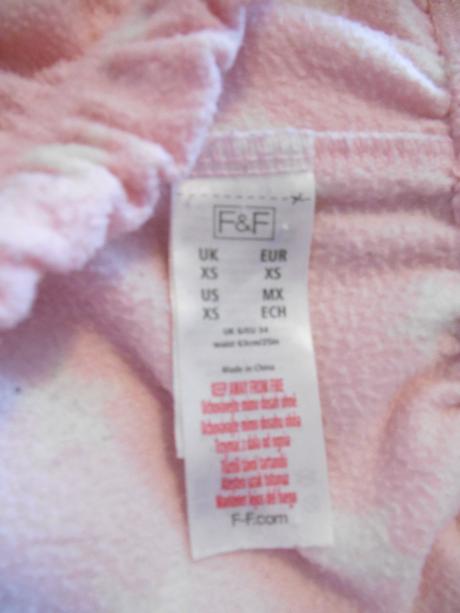 Teplejšie pyžamové nohavice f&f veľ. xs, f&f,xs