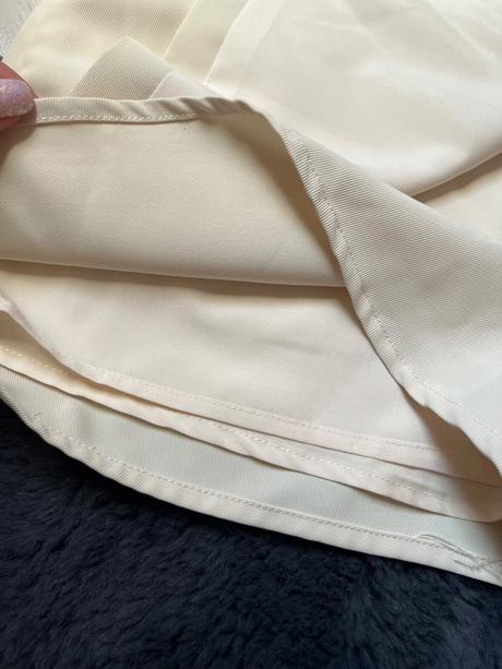 Bežove šortky skort kraťasy s vysokym pasom shein, m