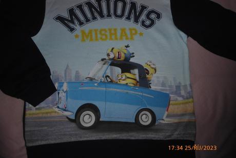 Minions mikina s kapucňou,v.140, 140