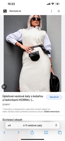 Kde kúpim šaty bez košele?