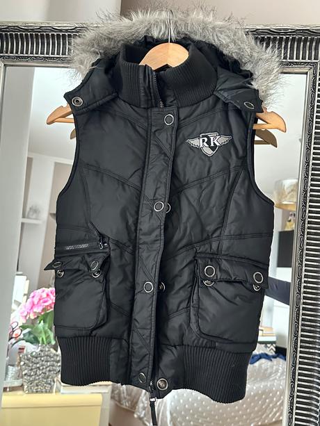 Prechodná vrchna vesta s kapucňou  s/m, s