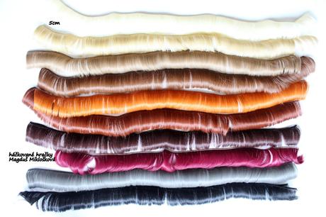 Vlasy pre handmade tvorbu,